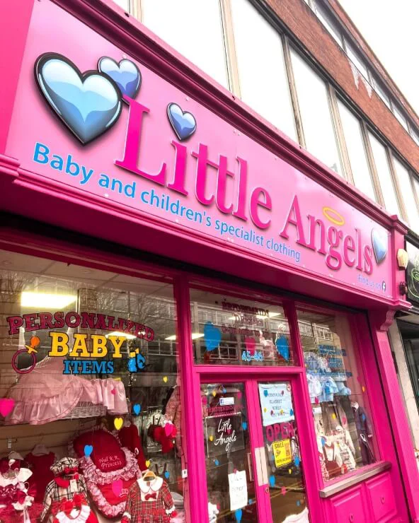 Custom Outdoor Retail Sign for Little Angels in Hull